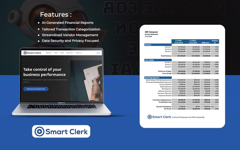 Plex Bit’s Smart Clerk designed for efficient financial record management